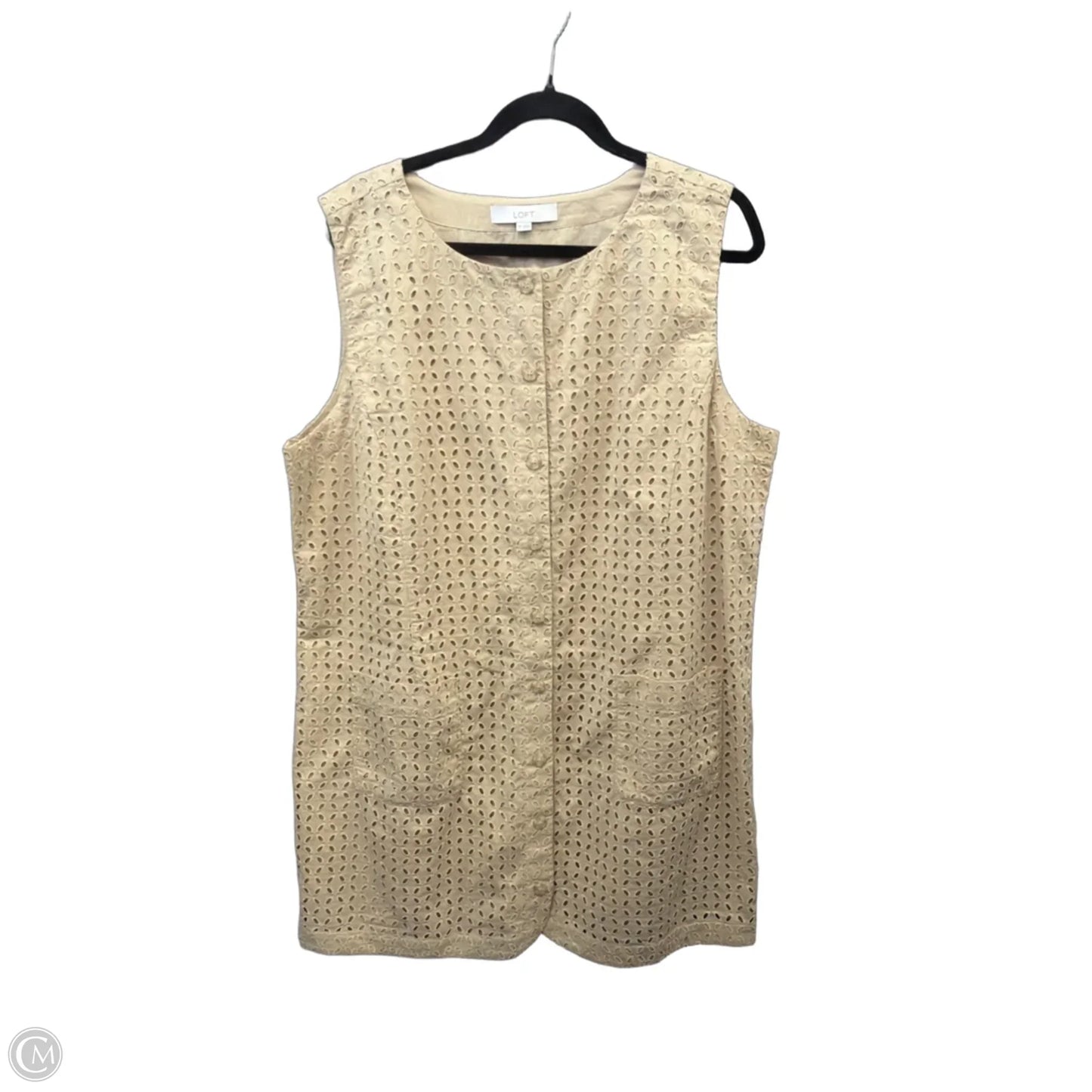 Dress Casual Short By Loft In Tan, Size: Xxl