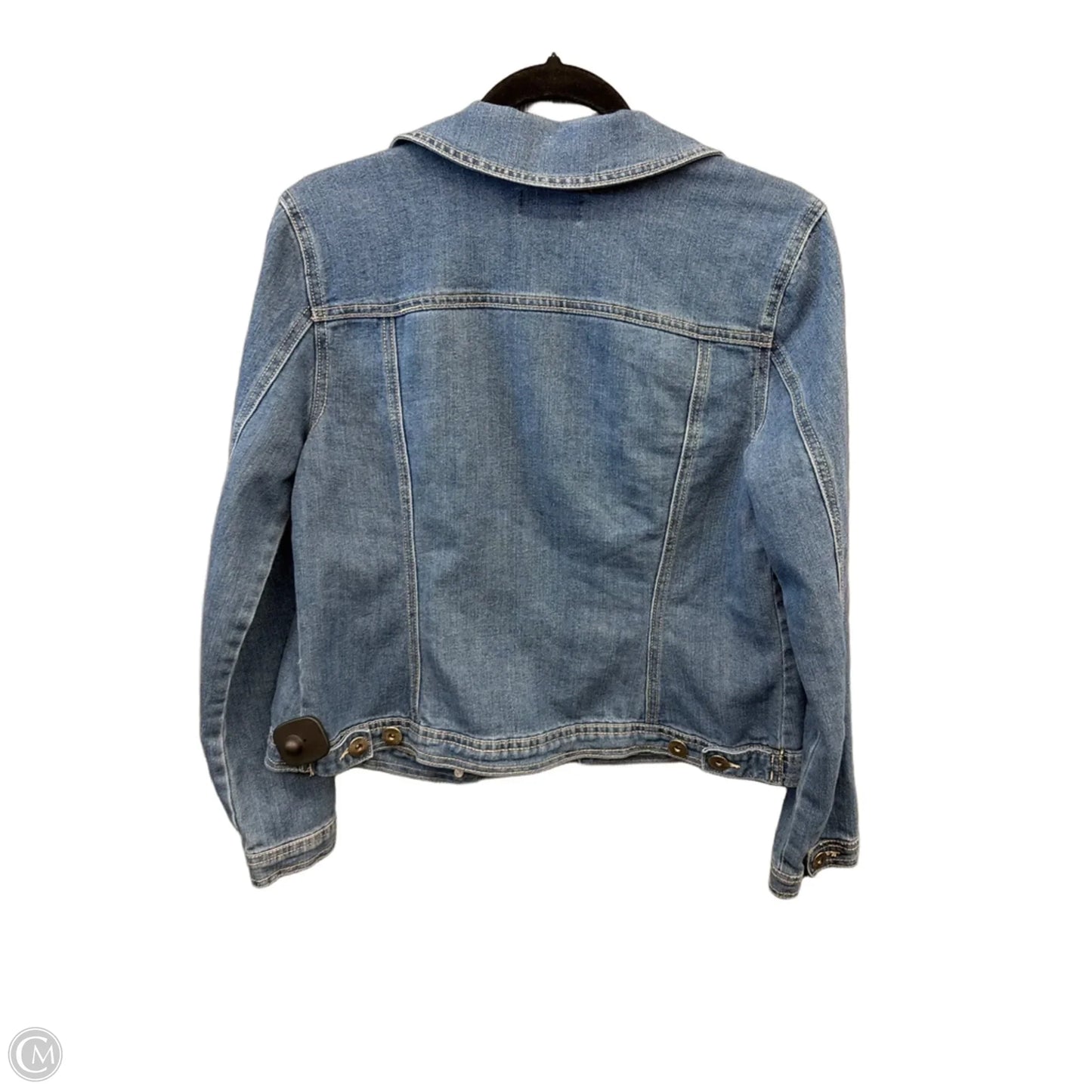 Jacket Denim By Clothes Mentor In Blue Denim, Size: M