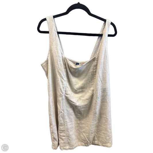 Dress Casual Short By Old Navy In Tan, Size: 2x