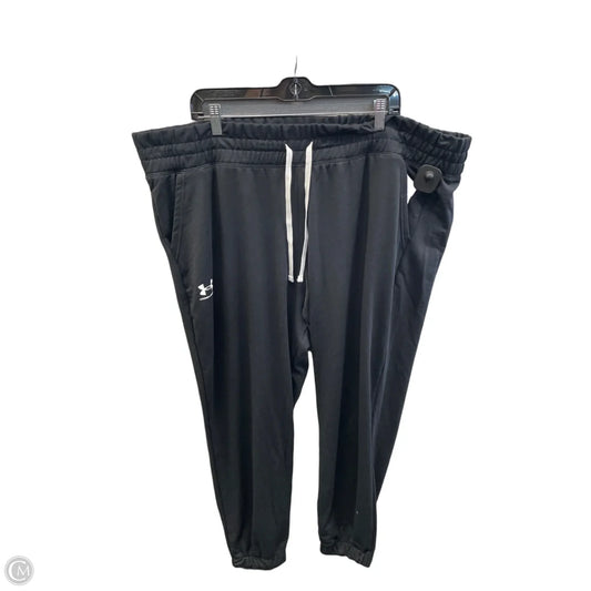 Athletic Pants By Under Armour In Black, Size: 2x