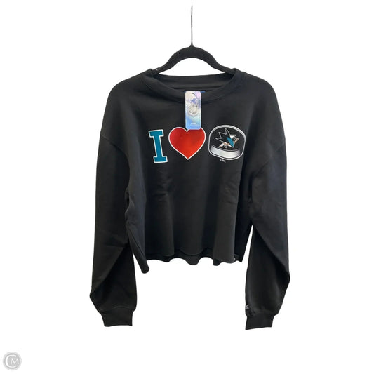 Sweatshirt Crewneck By Blue 84 In Black, Size: M