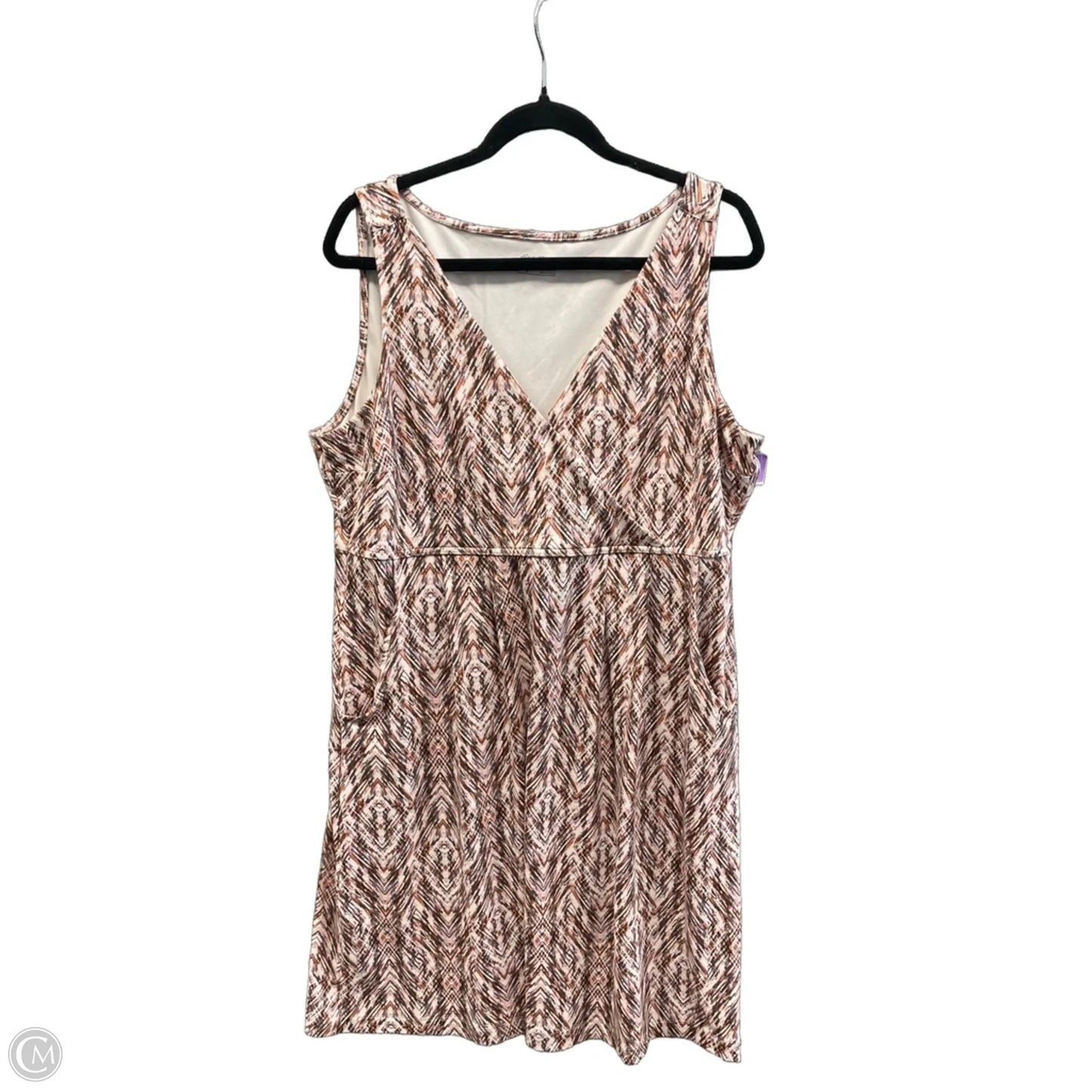 Dress Casual Short By Eddie Bauer In Pink, Size: Xl