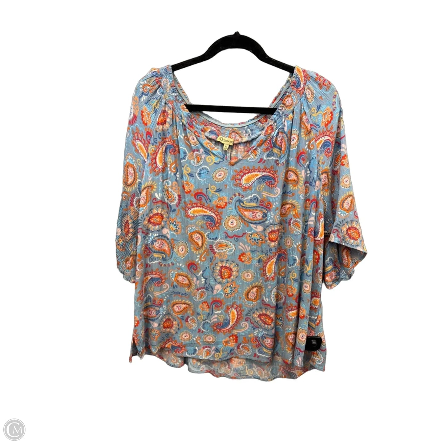 Top 3/4 Sleeve By Democracy In Blue, Size: Xl