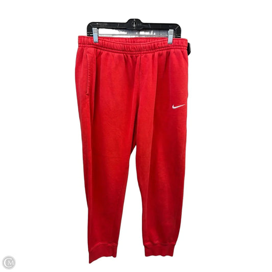 Athletic Pants By Nike Apparel In Red, Size: Xl