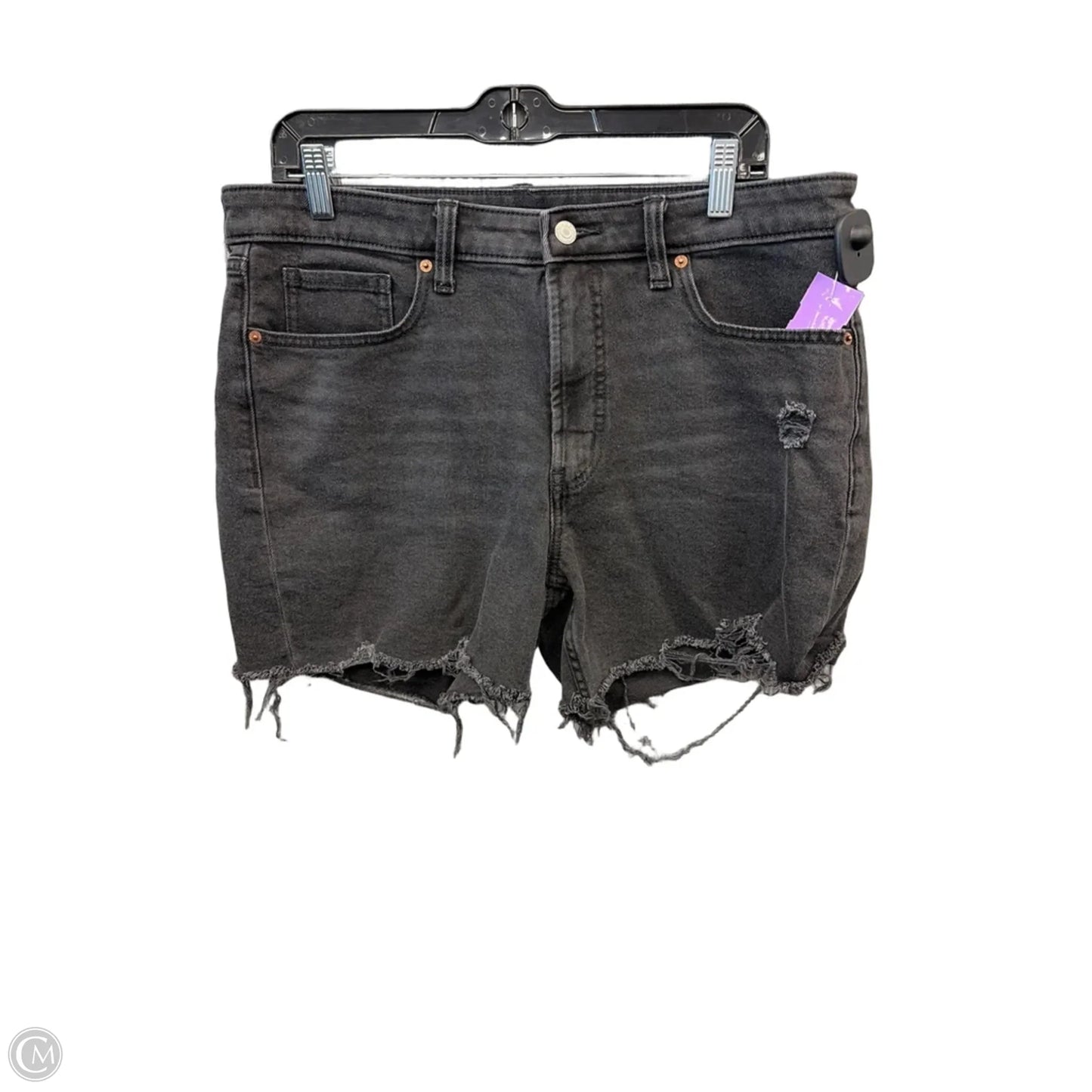 Shorts By Old Navy In Black Denim, Size: 14