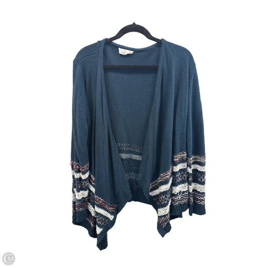 Cardigan By Cloud Chaser In Blue, Size: Xl
