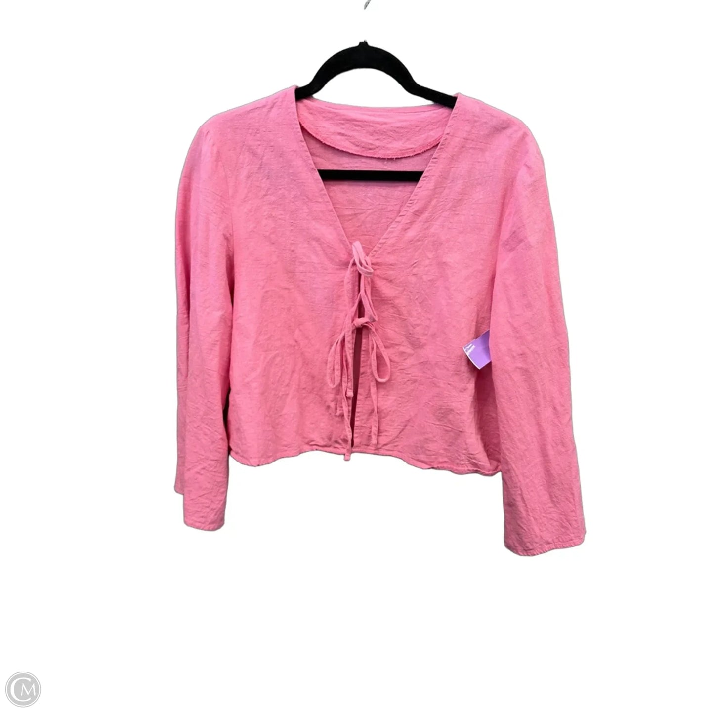 Top Long Sleeve By Clothes Mentor In Pink, Size: S