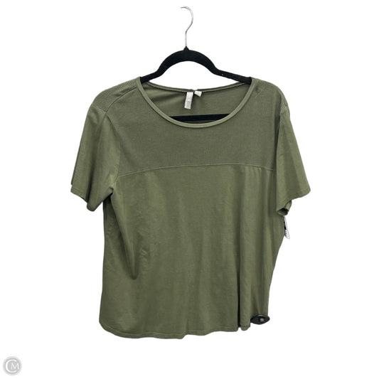 Top Short Sleeve Basic By Asos In Green, Size: Xl