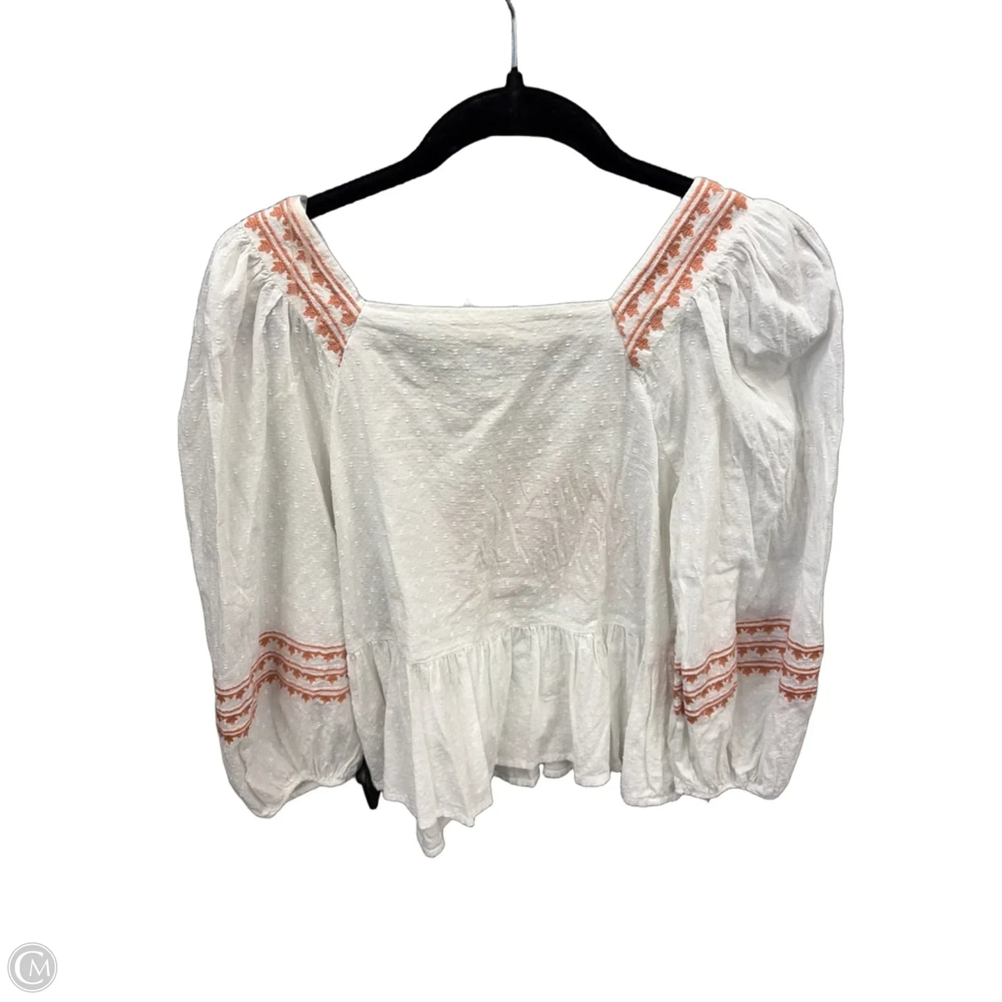 Top Long Sleeve By Universal Thread In White, Size: Xs