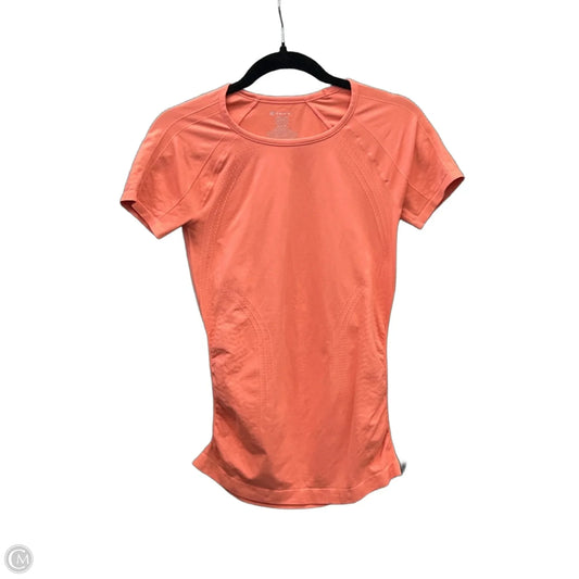 Athletic Top Short Sleeve By Gaiam In Pink, Size: S