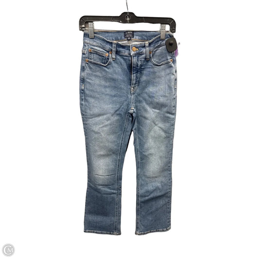 Jeans Cropped By J. Crew In Blue Denim, Size: 0