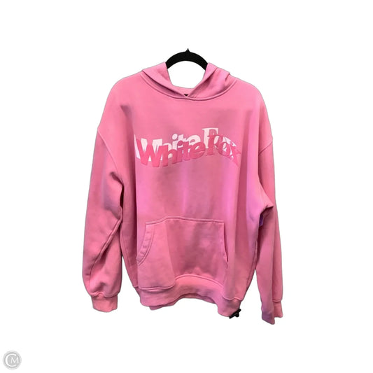 Sweatshirt Hoodie By White Fox In Pink, Size: L