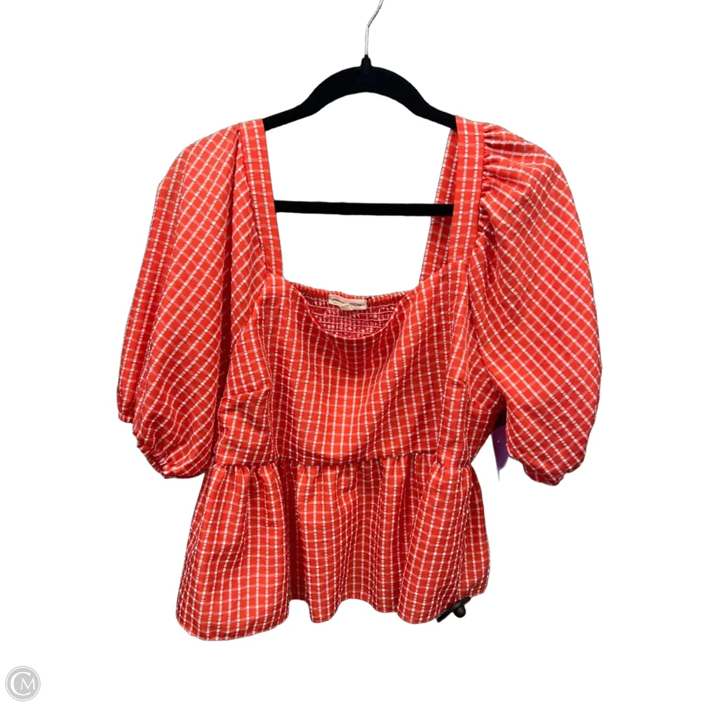 Top Short Sleeve By Moa Moa In Orange, Size: Xl