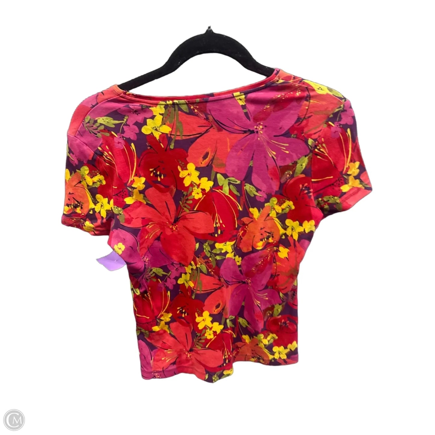 Top Short Sleeve By Croft And Barrow In Red, Size: Sp