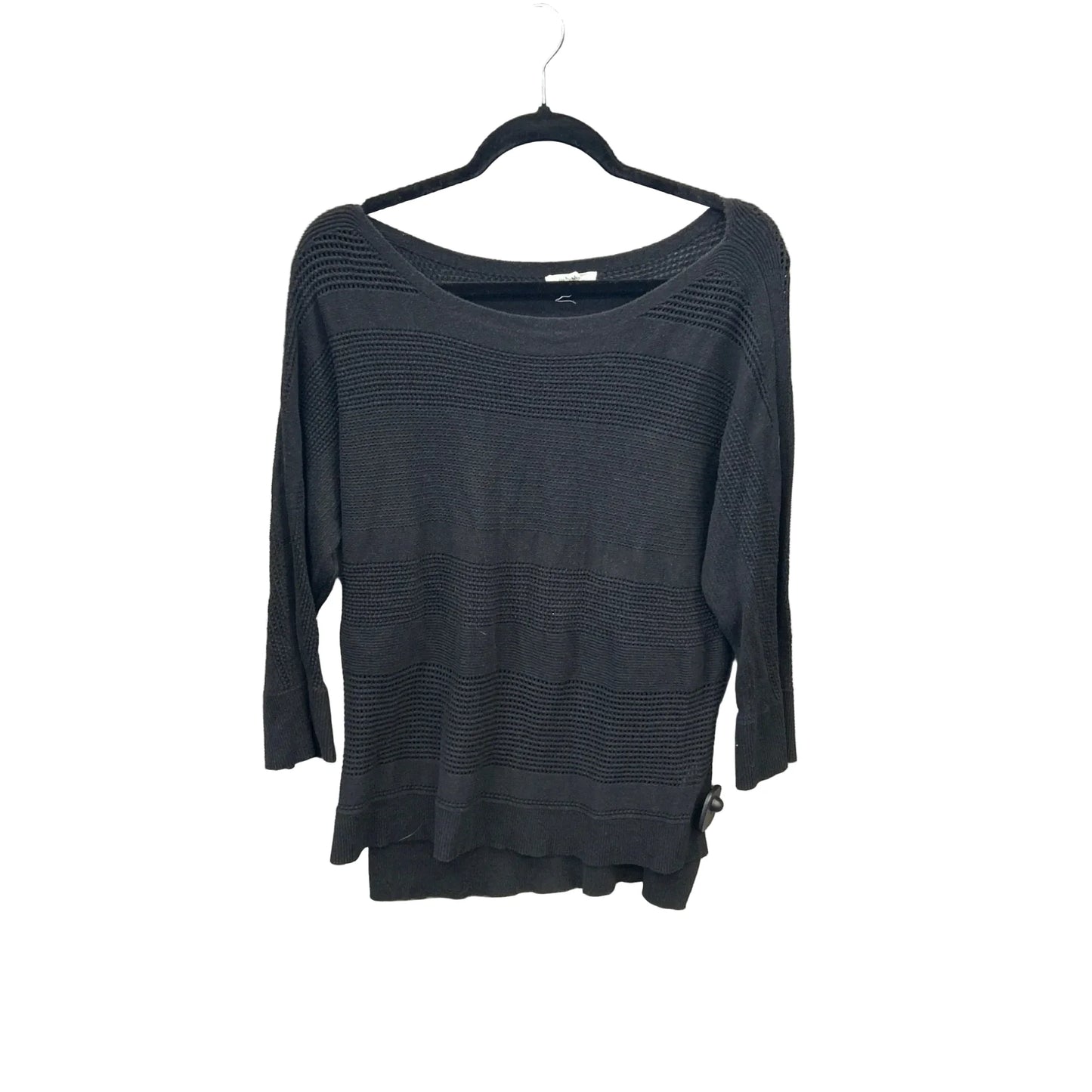 Top 3/4 Sleeve By Maurices In Black, Size: M
