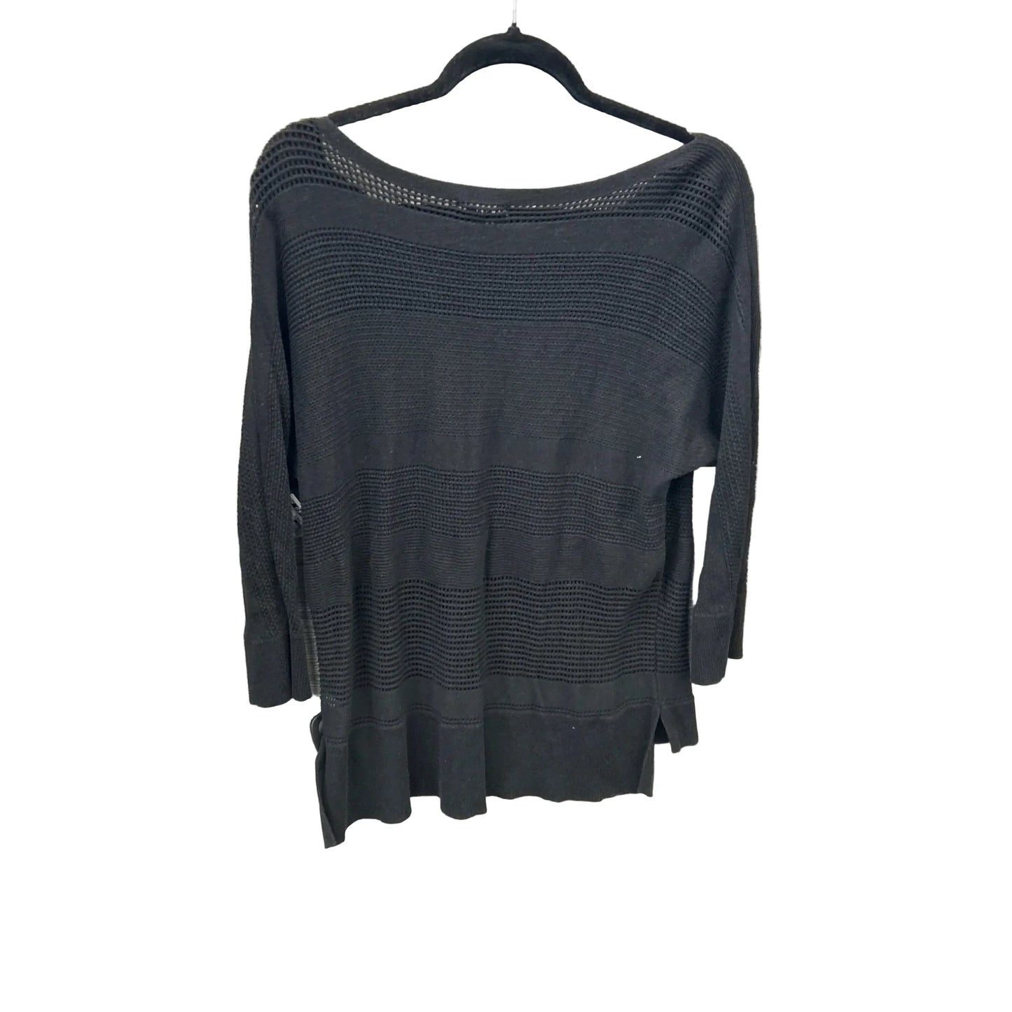 Top 3/4 Sleeve By Maurices In Black, Size: M