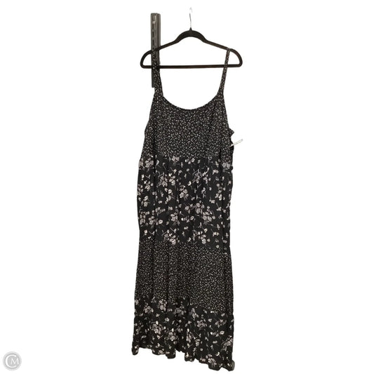 Dress Casual Maxi By Terra & Sky In Black, Size: 3x