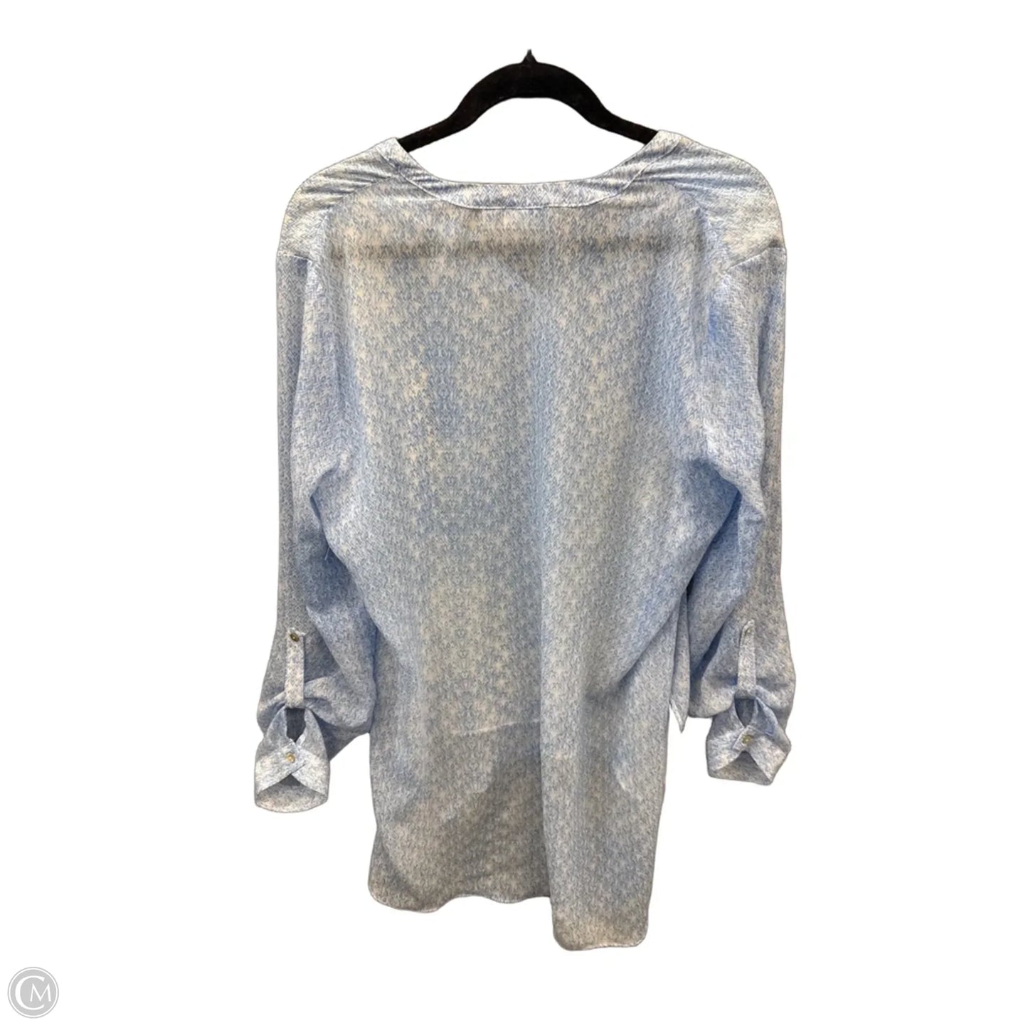 Tunic Long Sleeve By Kim Rogers In Blue, Size: L