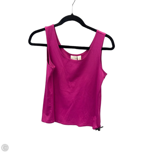 Top Sleeveless Basic By Chicos In Pink, Size: M
