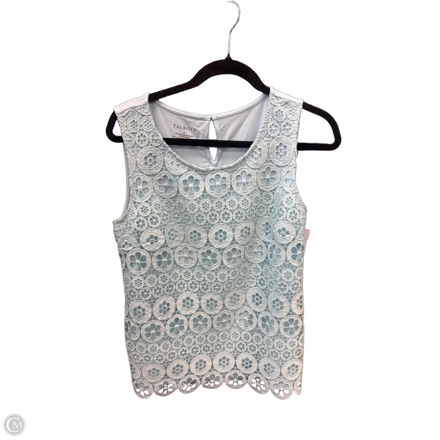 Top Sleeveless By Talbots In Blue, Size: S