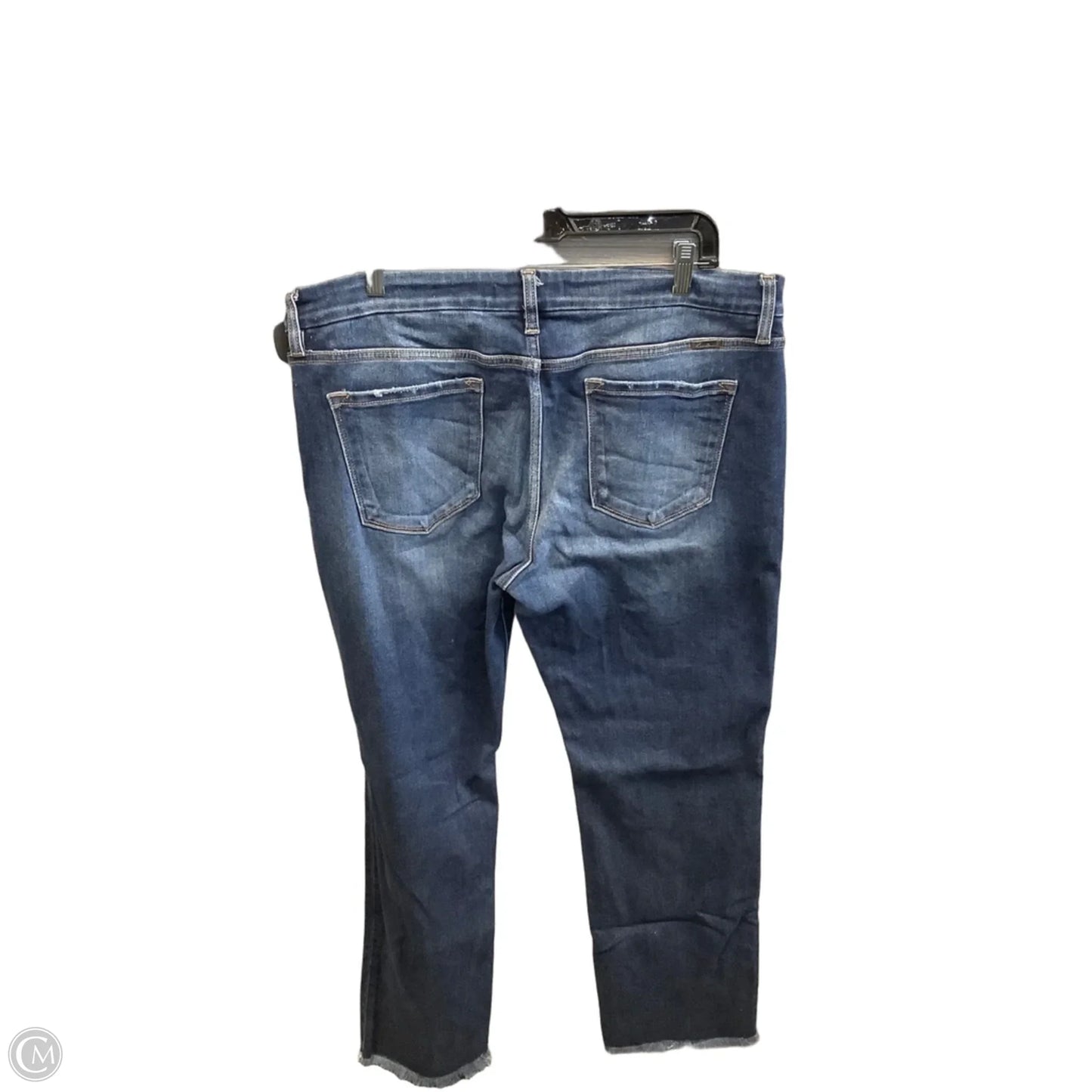 Jeans Straight By Kancan In Blue Denim, Size: 14