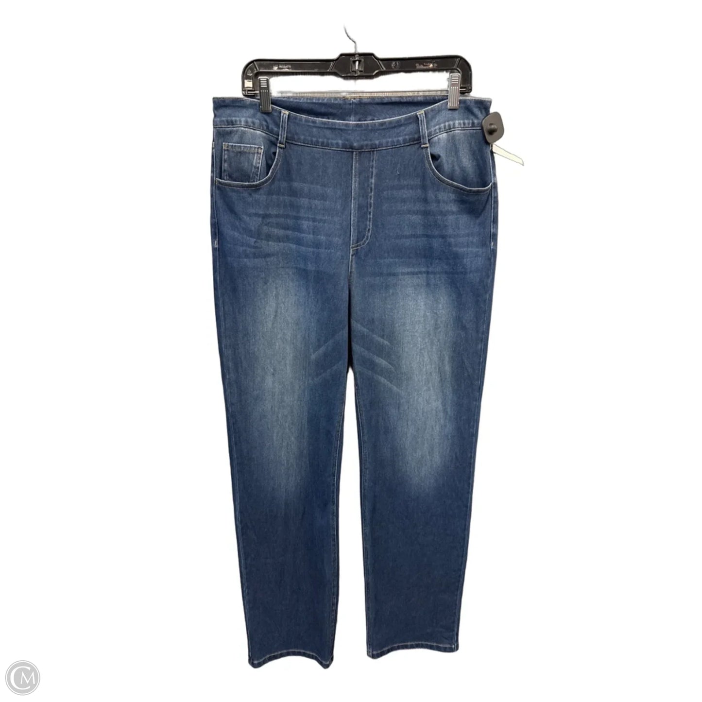 Jeans Wide Leg By Halara In Blue Denim, Size: 16