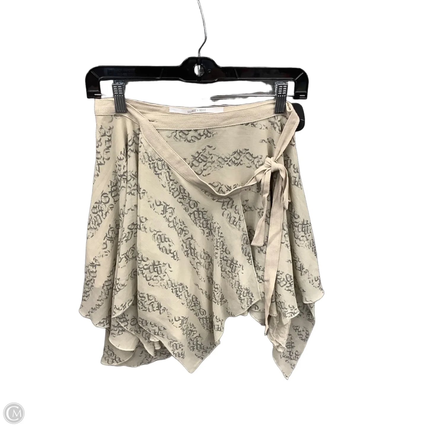 Skirt Midi By Silence And Noise In Beige, Size: 4p