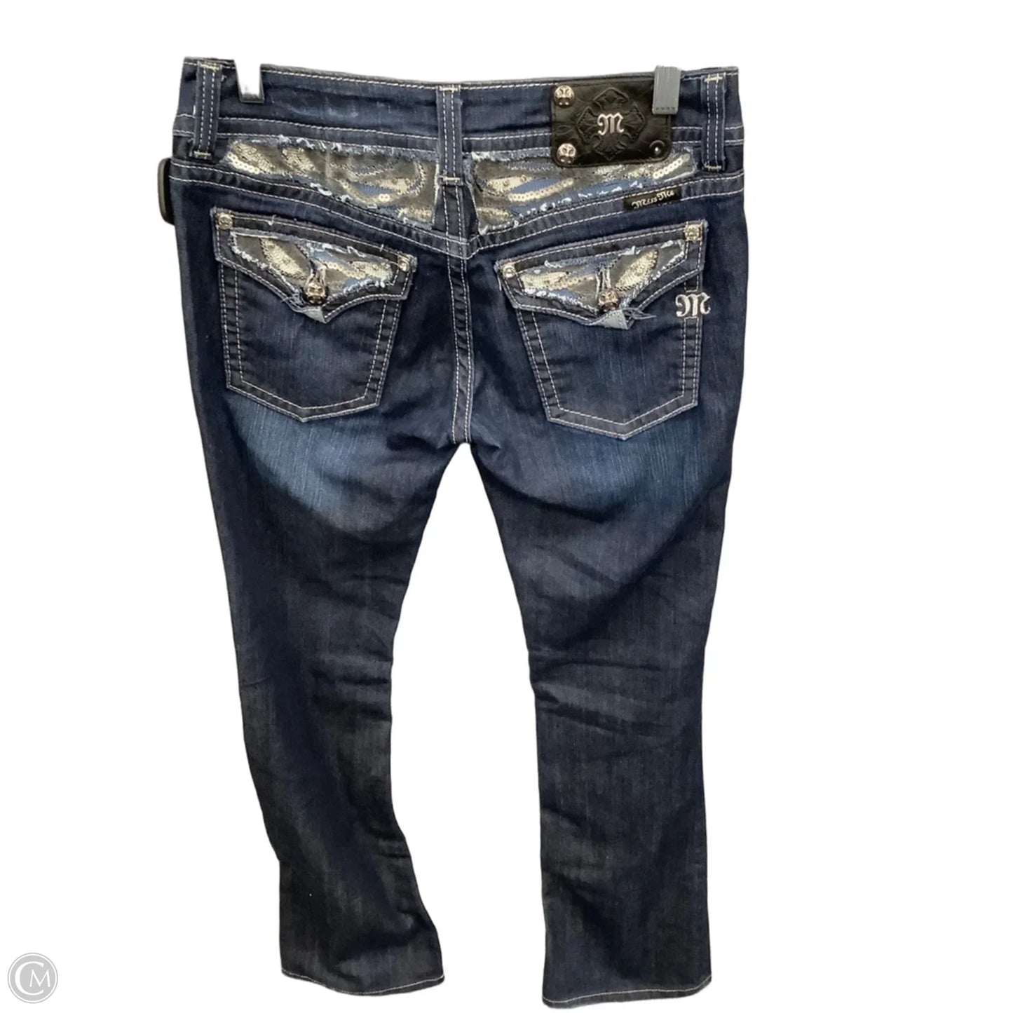 Jeans Boot Cut By Miss Me In Blue Denim, Size: 8