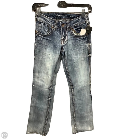 Jeans Boot Cut By Cmb In Blue Denim, Size: 0