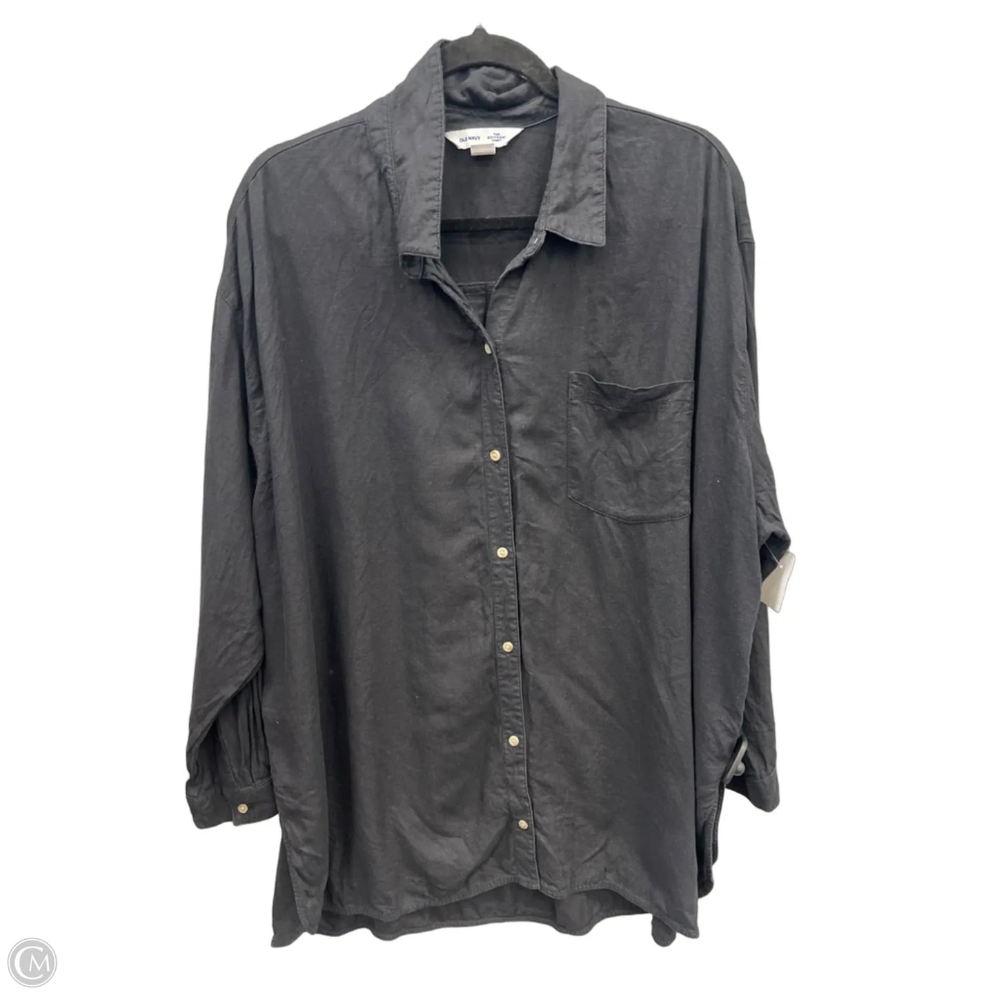 Top Long Sleeve By Old Navy In Black, Size: 2x