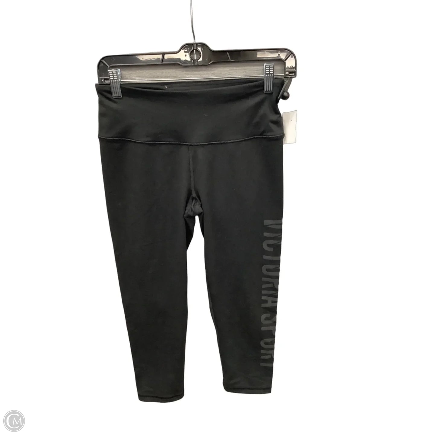 Athletic Leggings Capris By Victorias Secret In Black, Size: S
