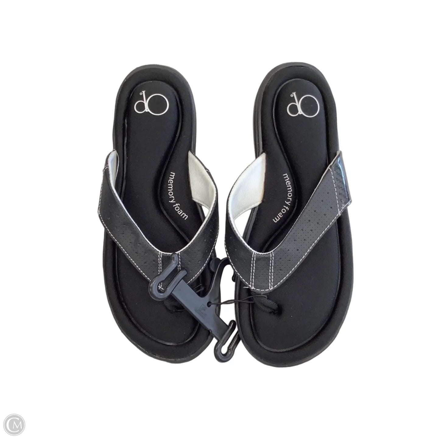 Sandals Flip Flops By Op In Black, Size: 7
