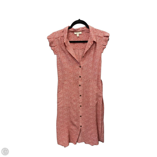 Dress Casual Midi By Monteau In Red, Size: L
