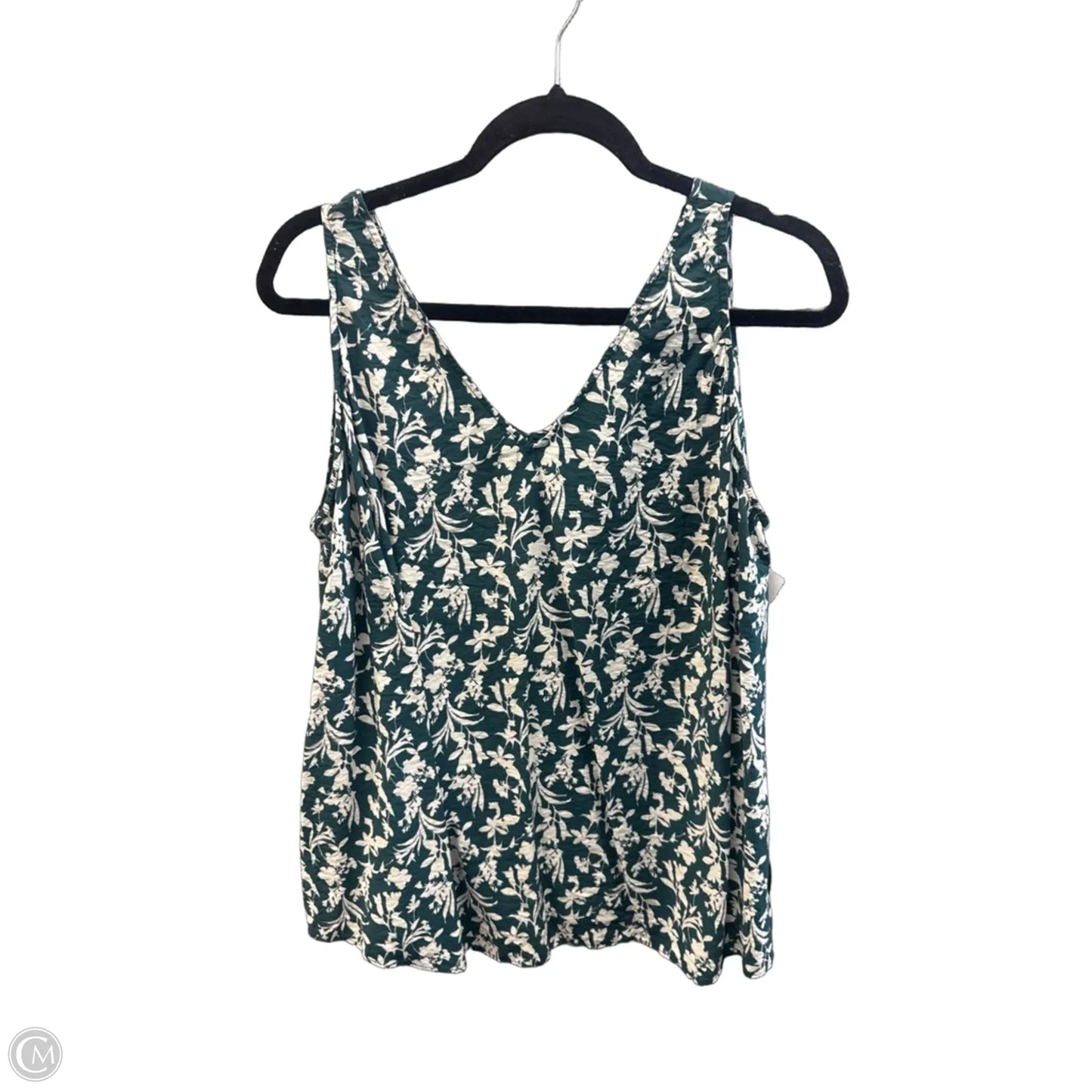 Top Sleeveless By Lane Bryant In Green, Size: Xl