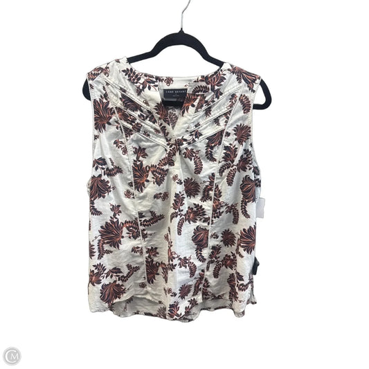 Top Sleeveless By Lane Bryant In Multi-colored, Size: Xl