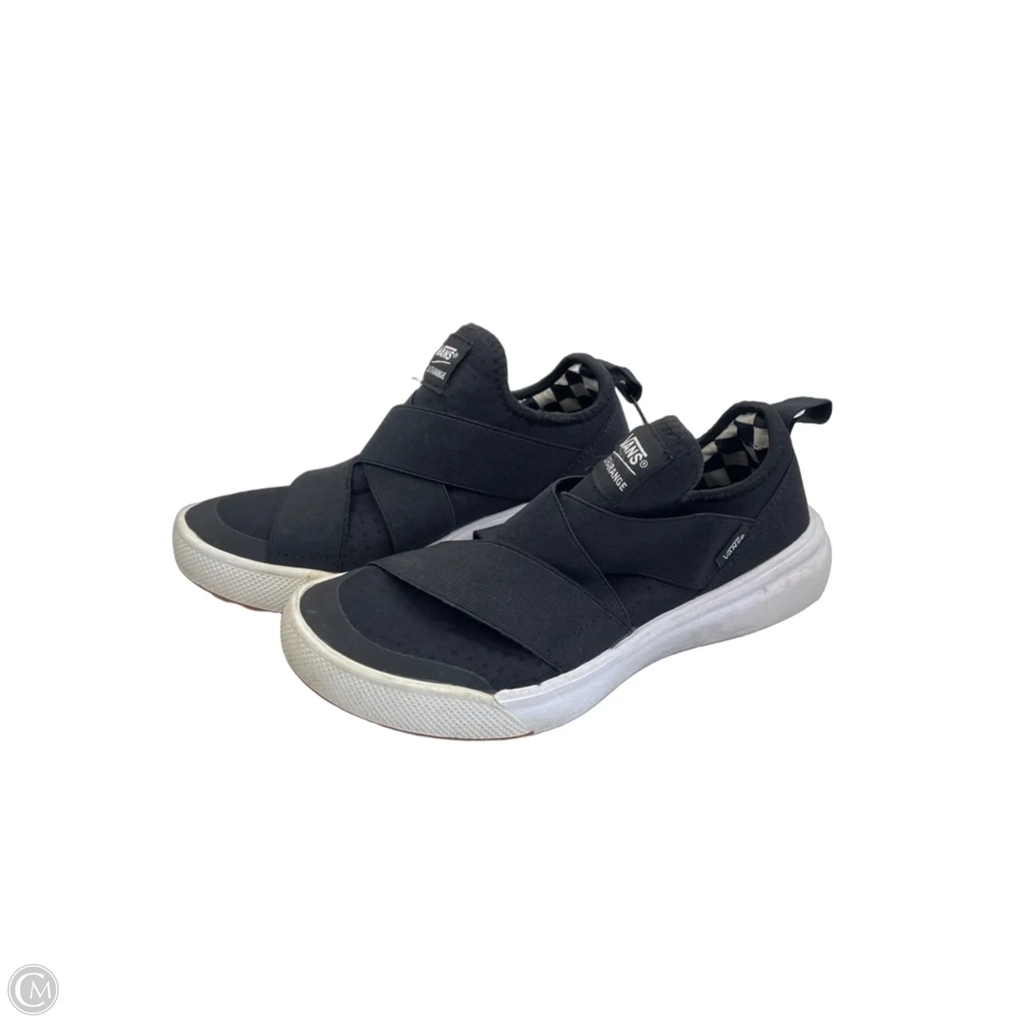 Shoes Athletic By Vans In Black, Size: 7.5