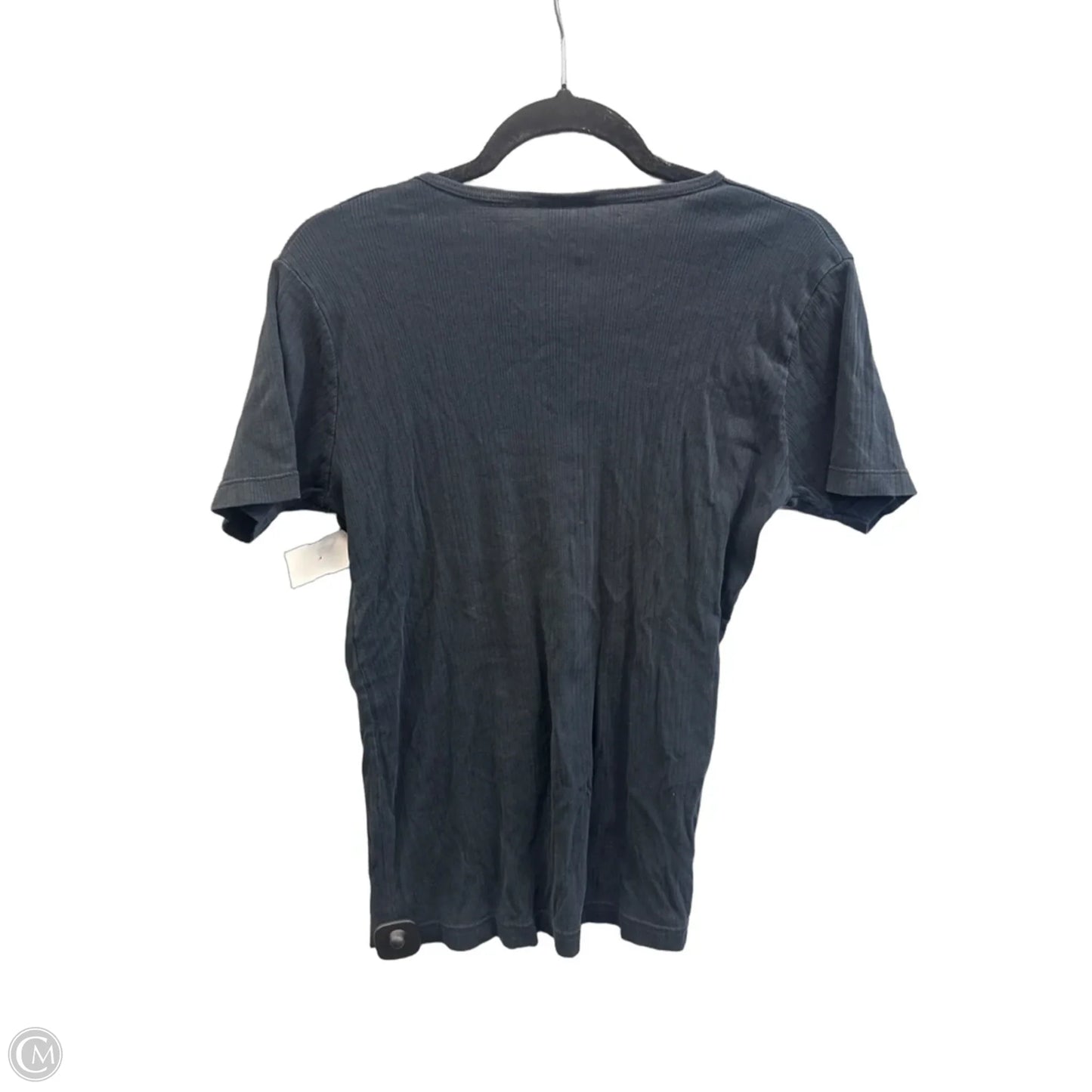 Top Short Sleeve By Clothes Mentor In Black, Size: M