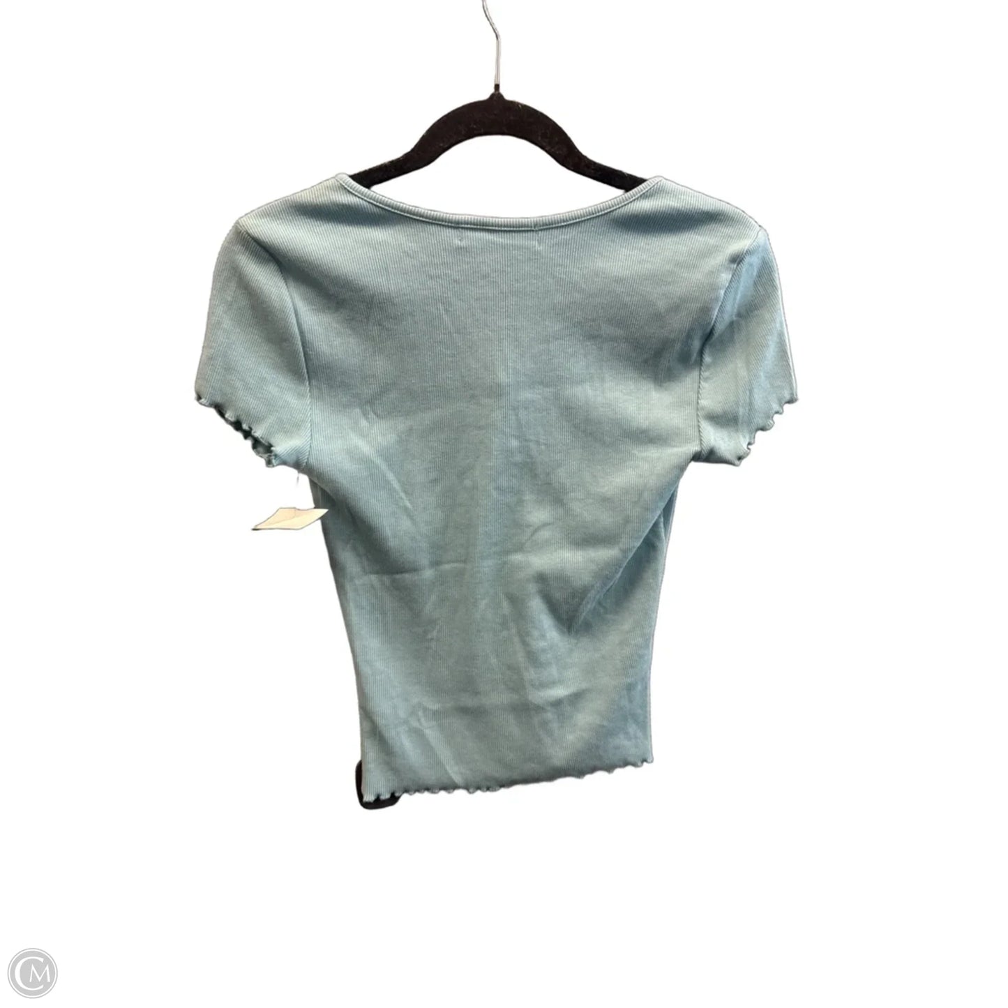 Top Short Sleeve By Clothes Mentor In Blue, Size: M