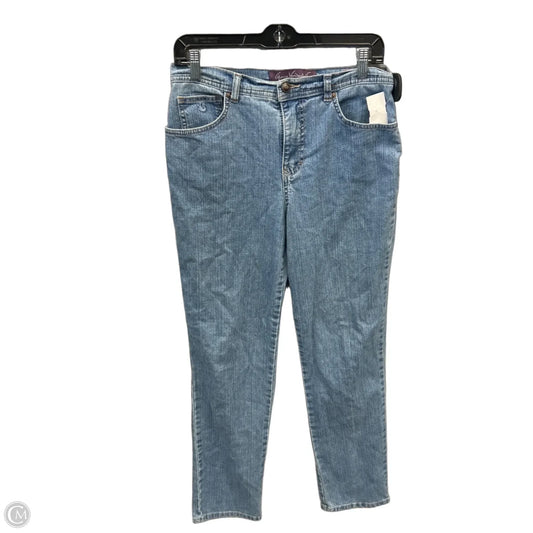 Jeans Straight By Gloria Vanderbilt In Blue Denim, Size: 6