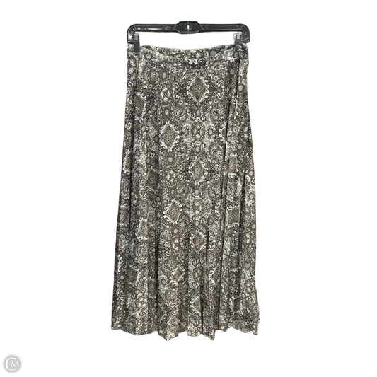 Skirt Maxi By Croft And Barrow In Grey, Size: 8