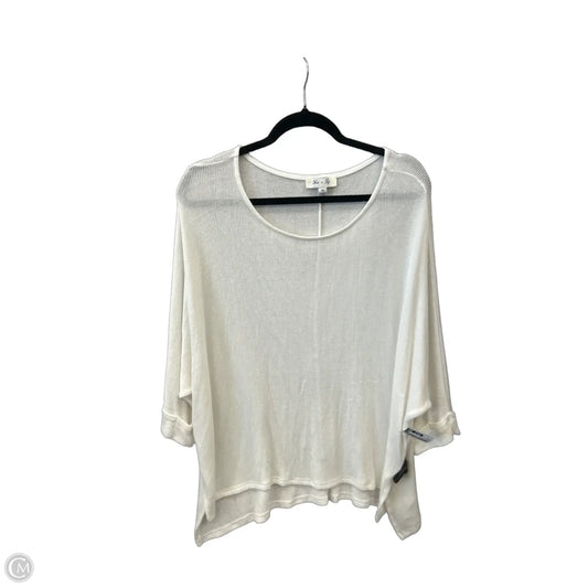 Tunic 3/4 Sleeve By She + Sky In White, Size: M