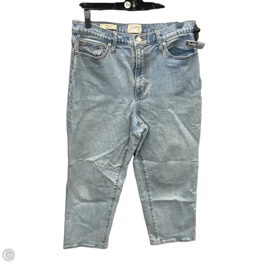 Jeans Straight By Universal Thread In Blue Denim, Size: 12