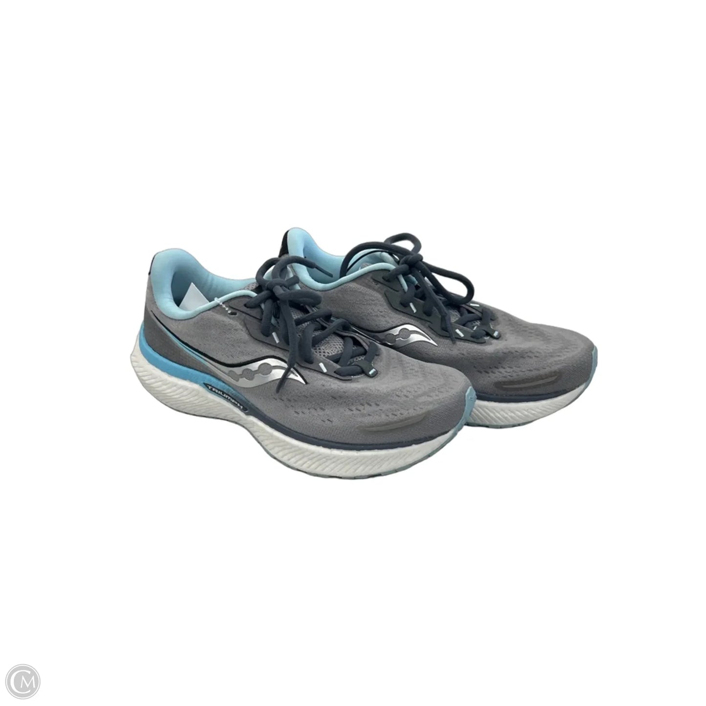 Shoes Athletic By Saucony In Blue & Grey, Size: 8