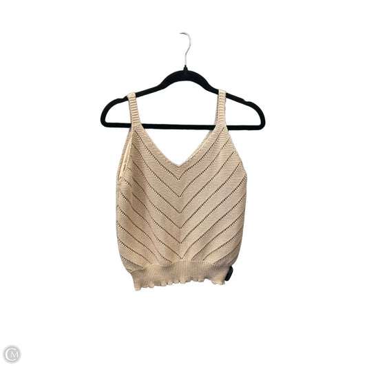 Top Sleeveless By Pink Lily In Brown, Size: S