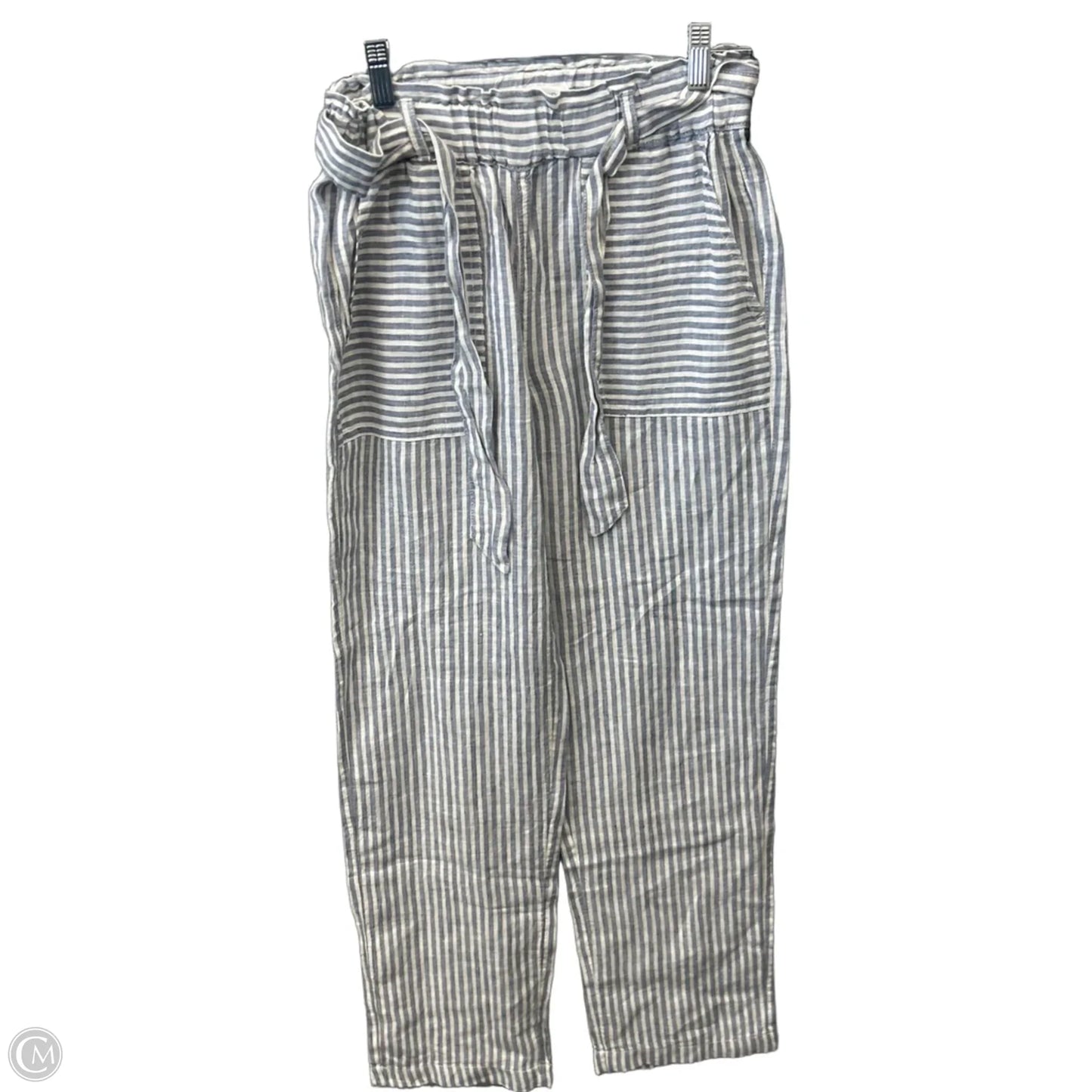 Pants Linen By Sigrid Olsen In Striped Pattern, Size: 2