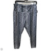 Athletic Leggings By Reebok In Grey, Size: L