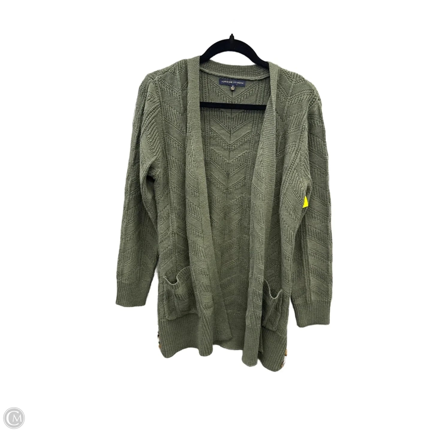 Cardigan By Adrienne Vittadini In Green, Size: M