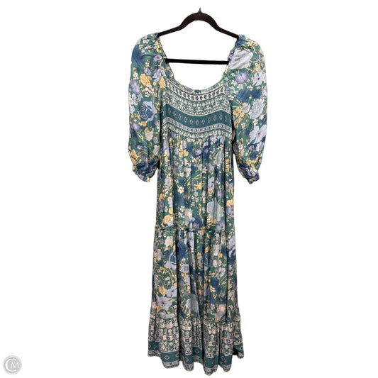 Dress Casual Maxi By In Loom In Green, Size: M