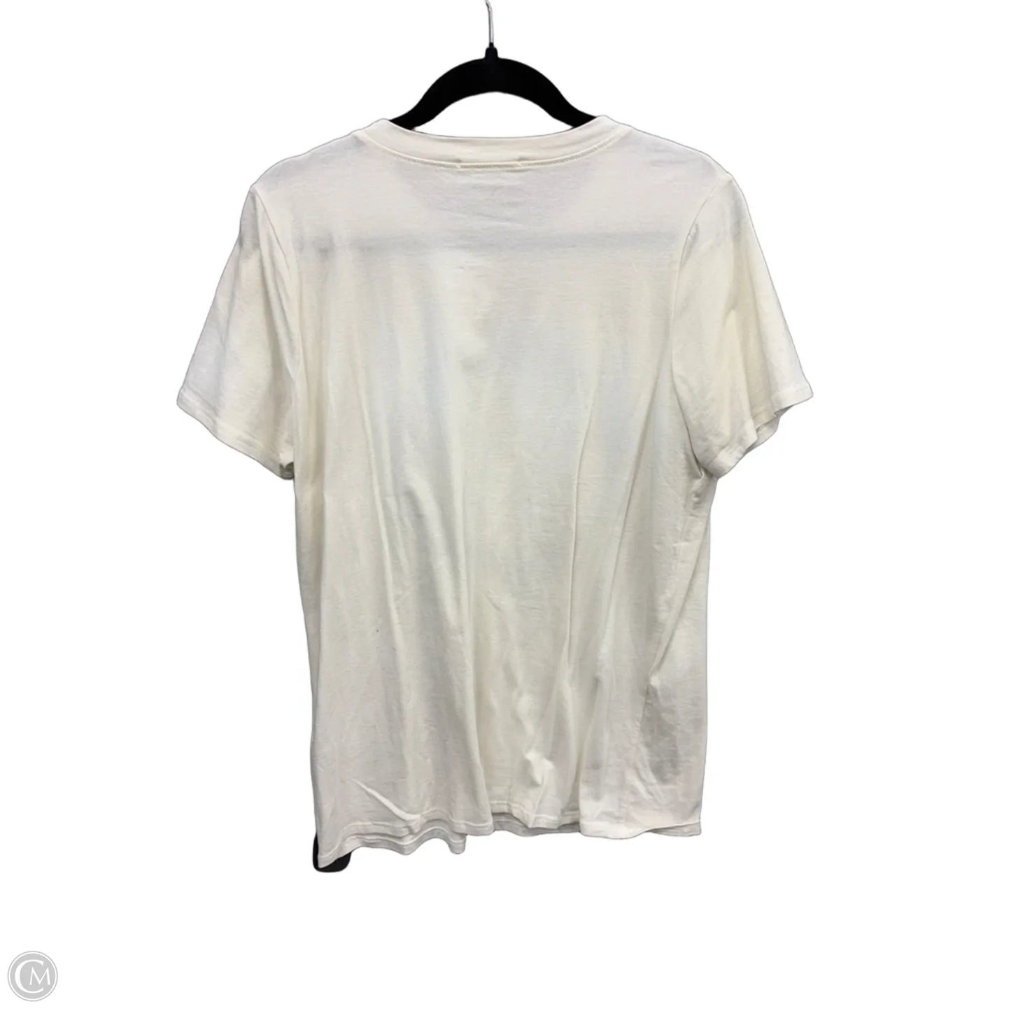 Top Short Sleeve By Tres Bien In Cream, Size: L