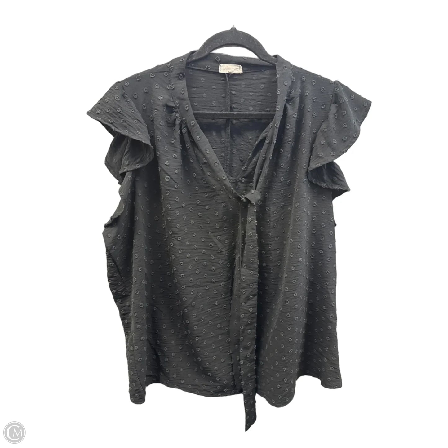Top Sleeveless By Clothes Mentor In Black, Size: 3x